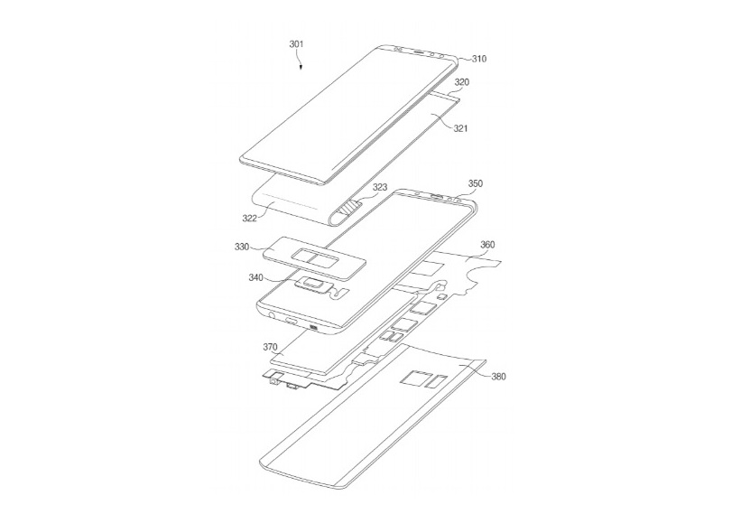 Samsung patents point to new fingerprint reader options for smartphones 5