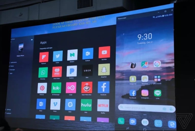 Your Android phone coming to a Windows 10 mirror soon 3
