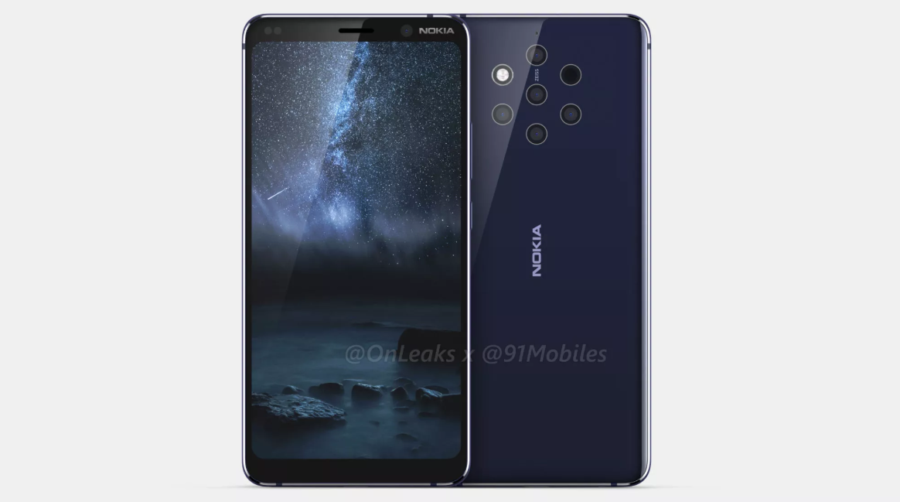 Nokia 9 leaks with a ridiculous five camera layout 4