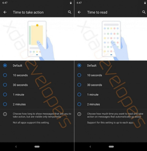 Early Android Q build features System-wide Dark Theme, Desktop Mode, and new Accessibility options 6