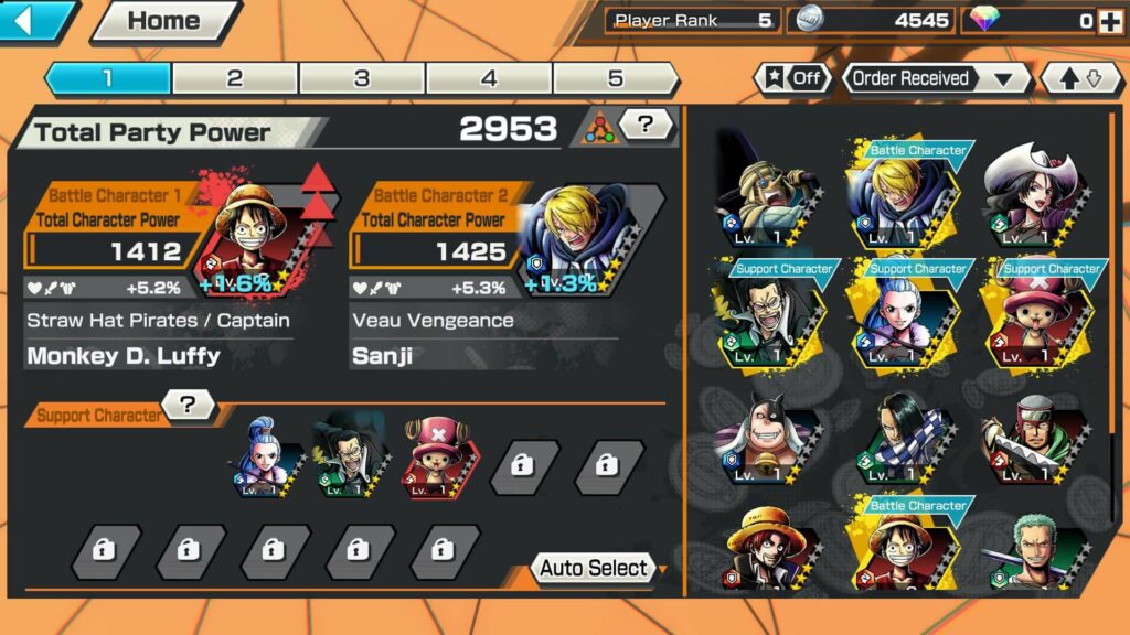 Add Support Characters