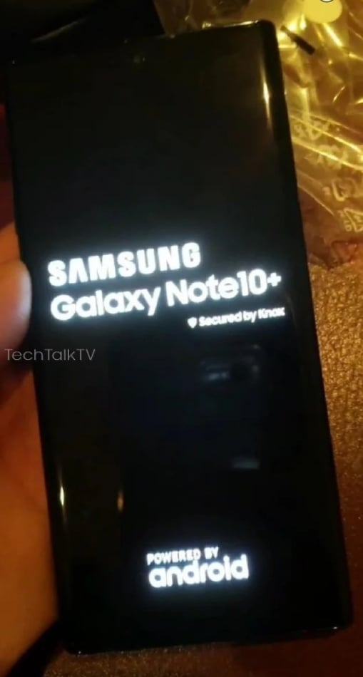 Galaxy Note 10+ photos have leaked, looks like they were captured on a potato 7