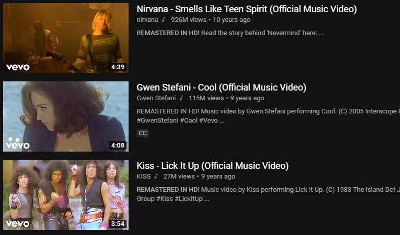 YouTube is remastering tons of old music videos in much higher quality 5