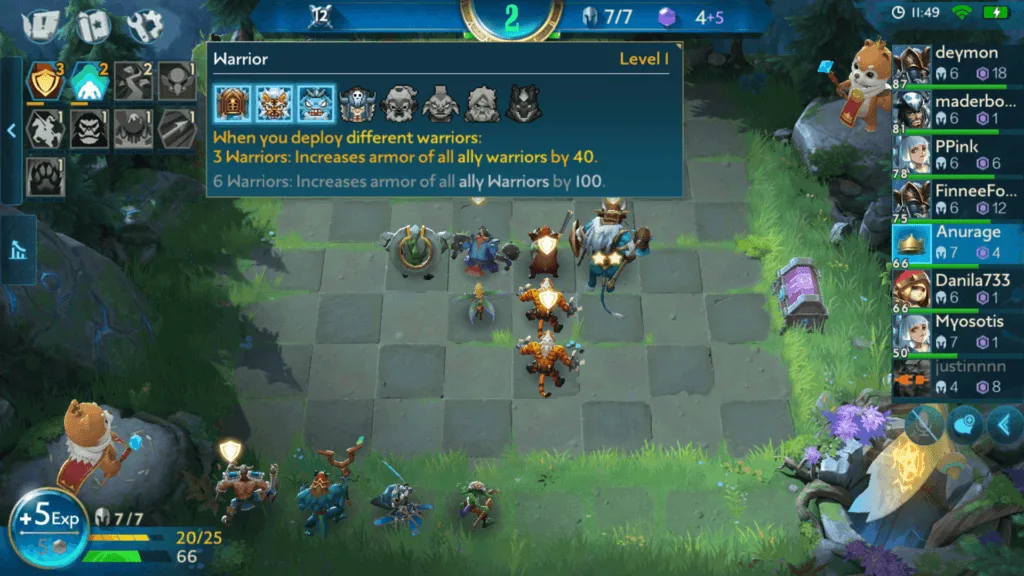 Combos is Chess Rush