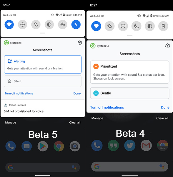 Penultimate Android Q Beta reaching Pixels with messy gestures and tweaks 9
