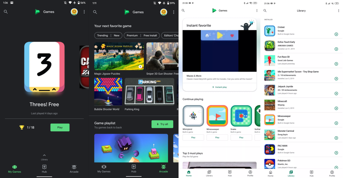 Google Play Games receives more useful but bland design 5