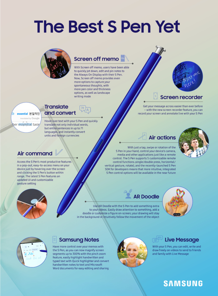 The new Galaxy Note 10 S Pen lasts longer and can be used like a wand 5