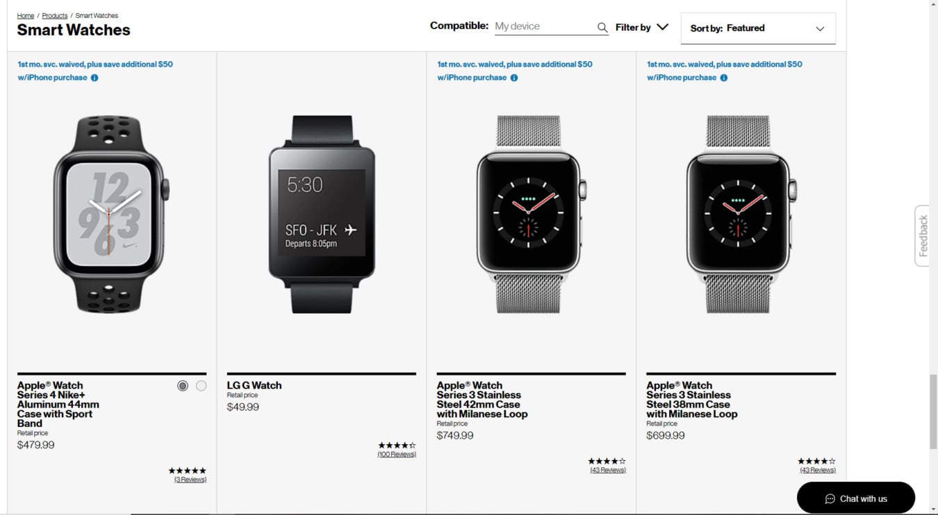 Verizon is selling the original LG G Watch, but you can't buy it 6