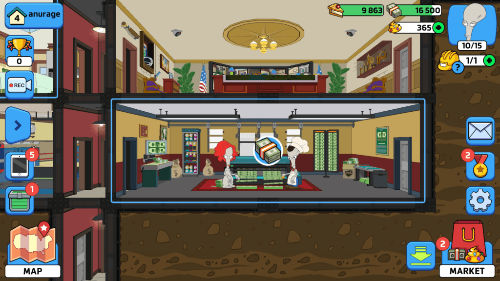 How to merge rooms in American Dad Apocalypse Now