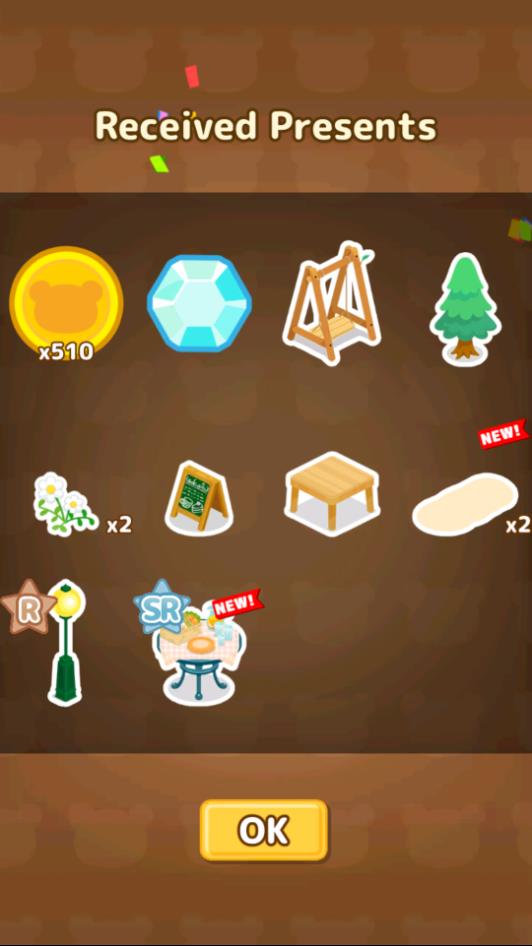 Big present box contains a lot of decor and coins