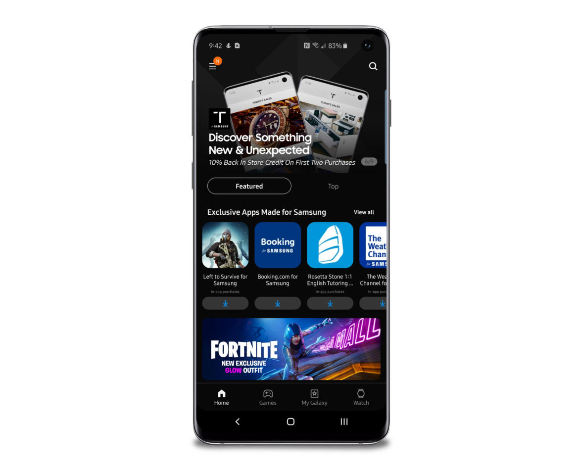 Samsung Galaxy Store picks up dark mode, One UI redesign 5