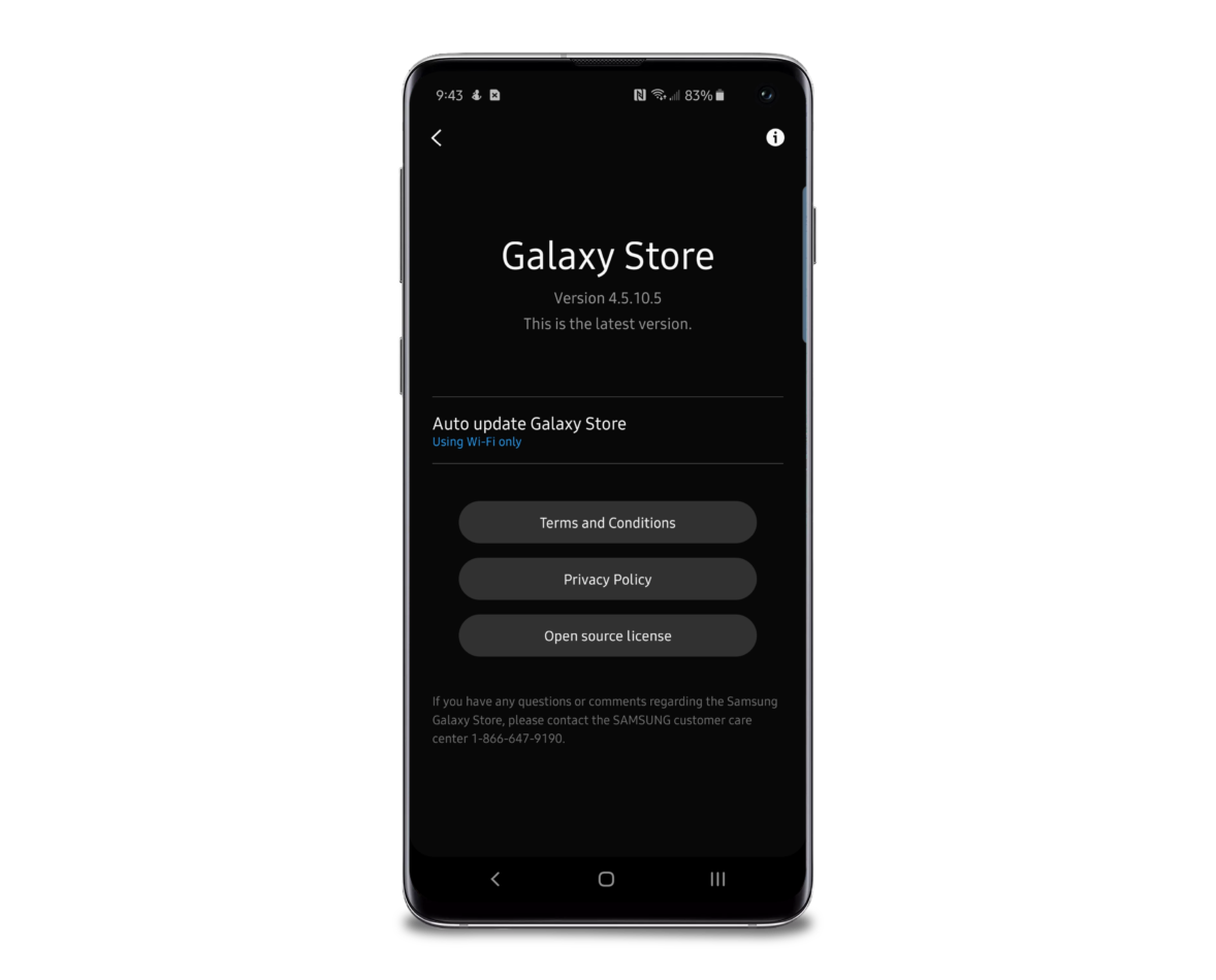 Samsung Galaxy Store picks up dark mode, One UI redesign 7