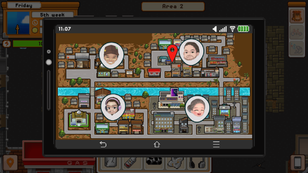 Find NPCs using the map