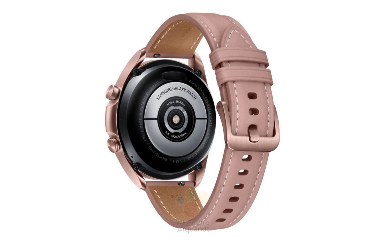 Official specs and renders leak for Samsung's slim n' sleek Galaxy Watch3 9