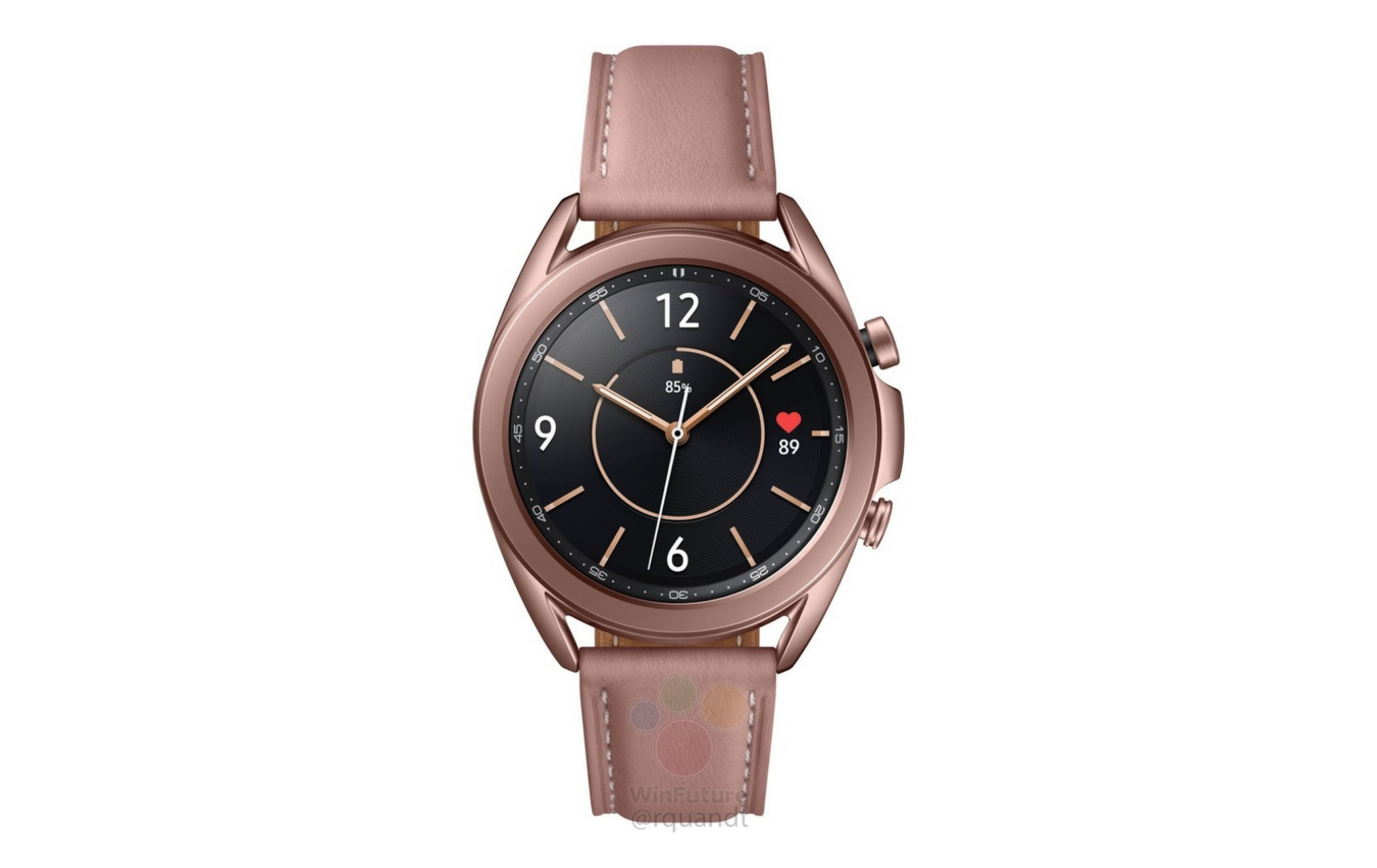 Official specs and renders leak for Samsung's slim n' sleek Galaxy Watch3 6