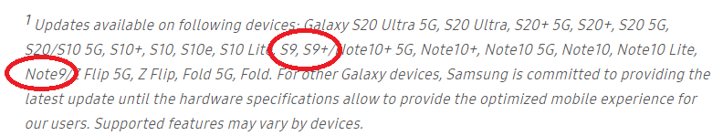 Good news sports fans! The One UI 2.5 update is coming to Samsung's Galaxy S9 and Note 9 (and a whole lot more) 4