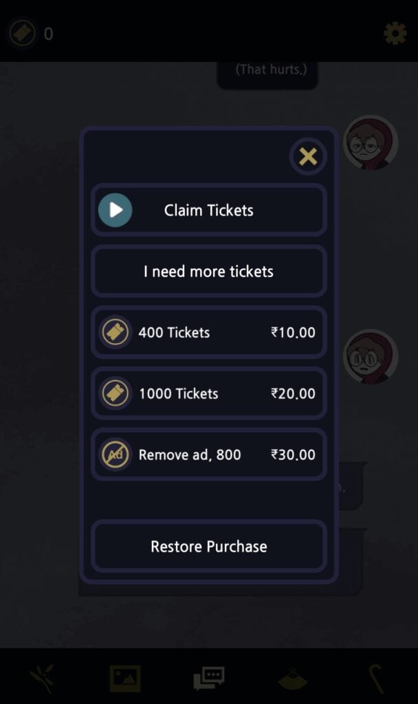 Claim tickets by watching a video.