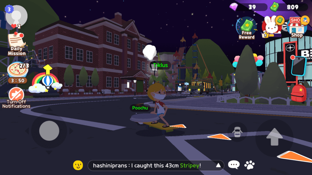 Ride the skateboard to deliver pizzas faster