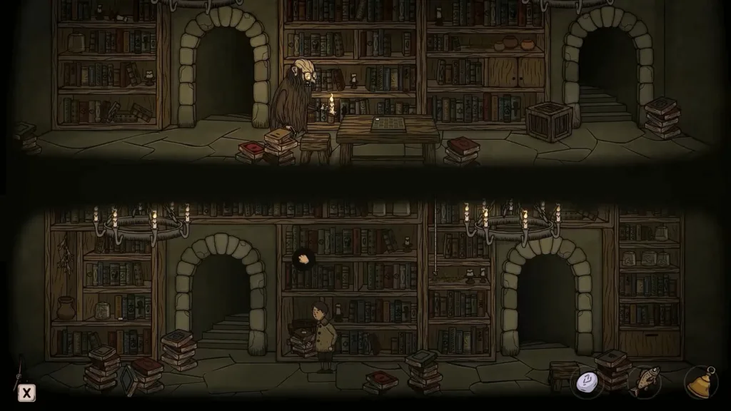 The Library in Creepy Tale