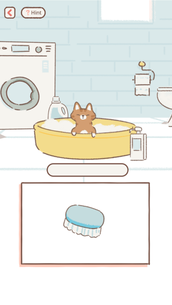 Scrubbing the cat clean