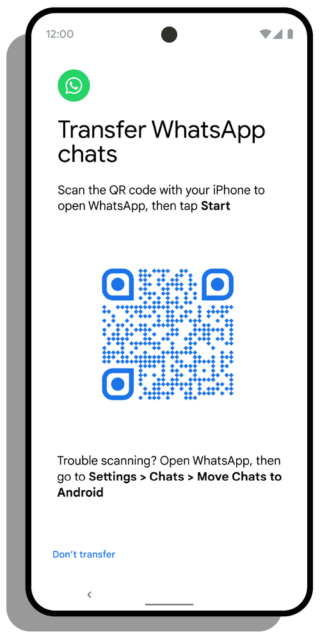 You can now transfer your WhatsApp chat from an iPhone to your shiny new Pixel 6