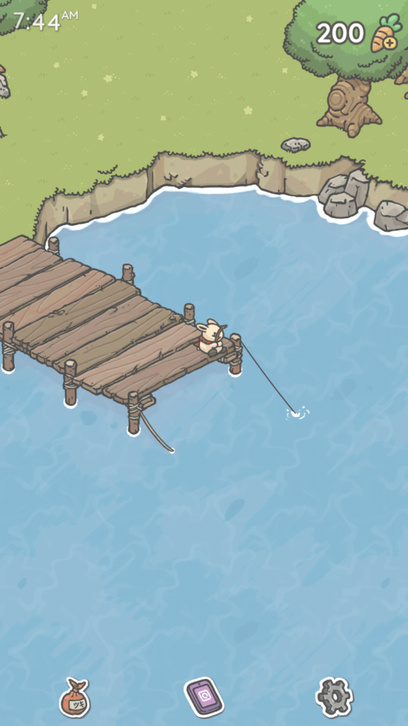 Taking the bait.