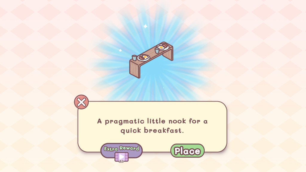 Tap extra reward button