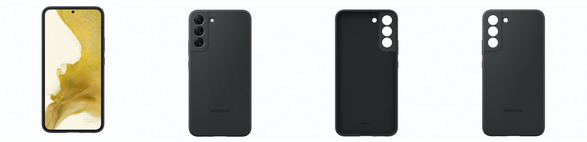 Renders of the official cases for Samsung's Galaxy S22 series have leaked 8