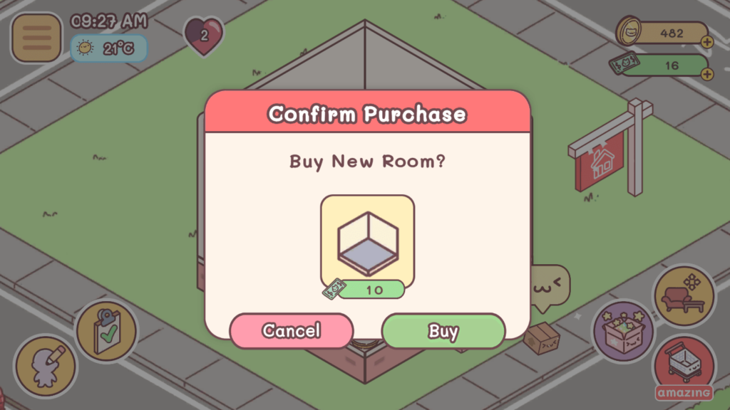 Buy new room