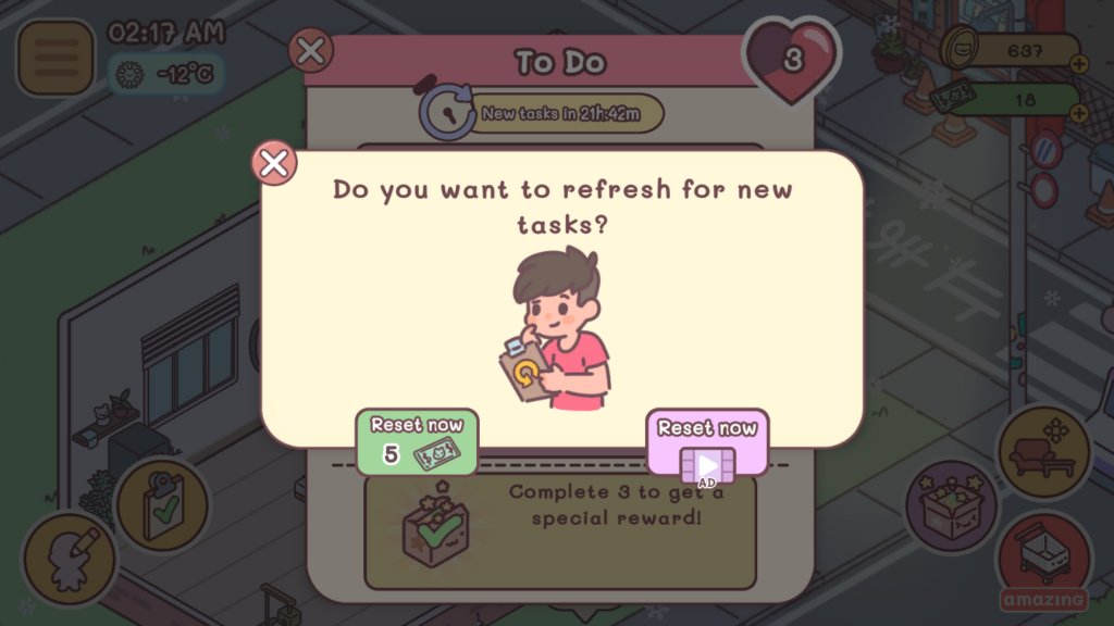 Refresh task page