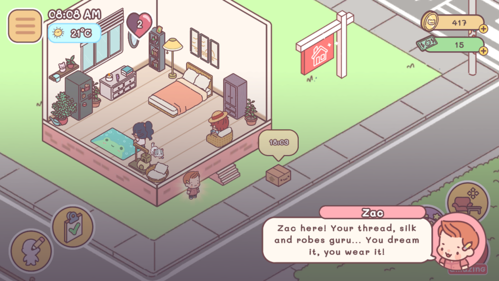 Zac sells clothes