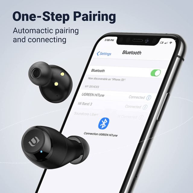 [Deal] Save $20 on UGreen's HiTune Wireless Earbuds with Bluetooth 5.0 and up to 27-hours of playback 2