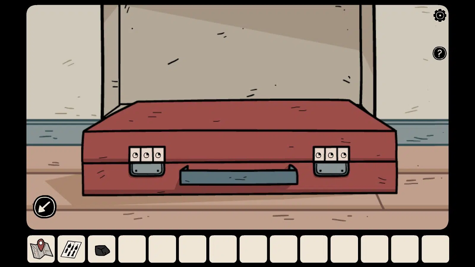 3-dial combination code on the briefcase