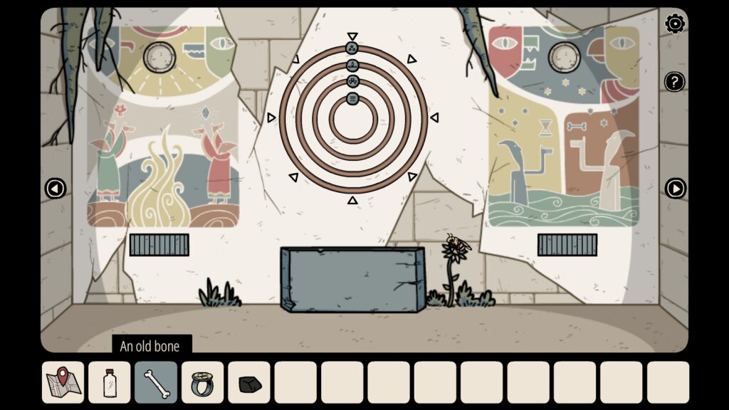 Third flower - concentric circles room