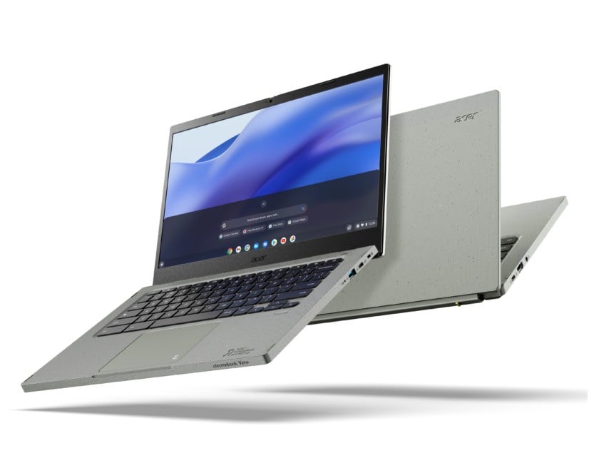 Acer's all-new Chromebook Vero 514 features an eco-friendly design, 12th Gen Intel chips, and fast-charging 4