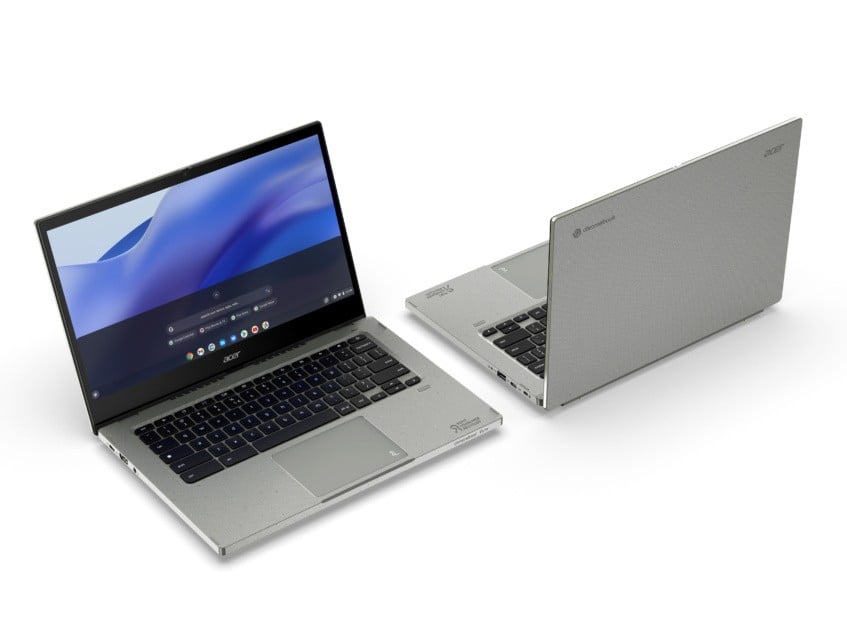 Acer's all-new Chromebook Vero 514 features an eco-friendly design, 12th Gen Intel chips, and fast-charging 5