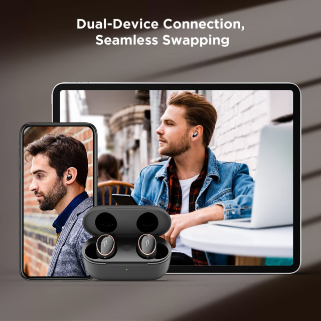 [Deal] Save $50 on the 1More EVO Noise Canceling Earbuds with Hi-Res Audio, Wireless Charging, and 28 Hour battery life 6