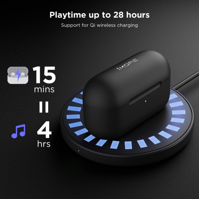[Deal] Save $50 on the 1More EVO Noise Canceling Earbuds with Hi-Res Audio, Wireless Charging, and 28 Hour battery life 8