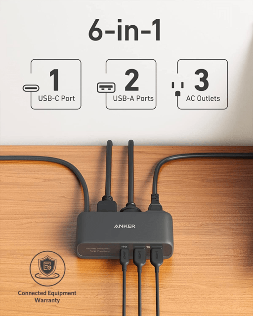[Deal] Make a 40% saving on Anker's 6-in-1 USB-C Power Strip 4