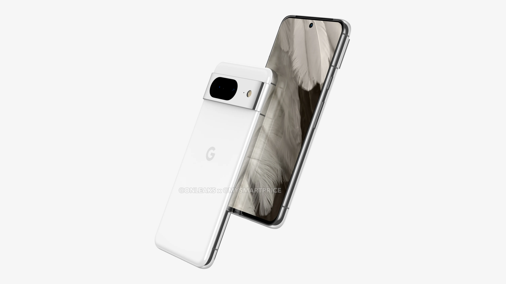 Leaked renders reveal a flat display for the Pixel 8 Pro and a smaller form factor for the vanilla Pixel 8 5