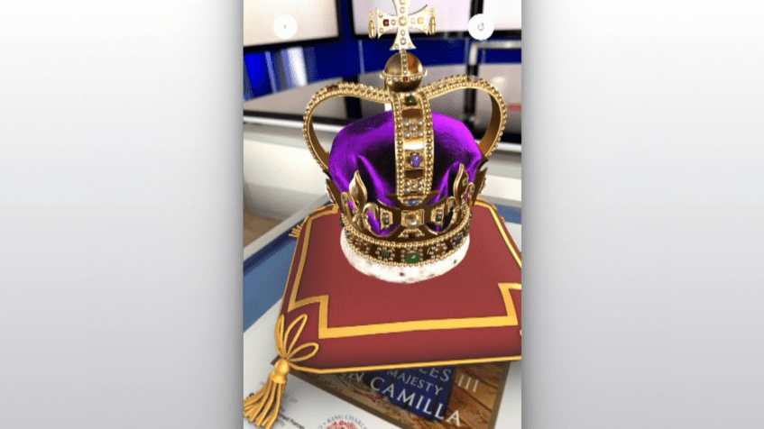 Check out King Charles's Coronation Crown up close using your smartphone or tablet 3