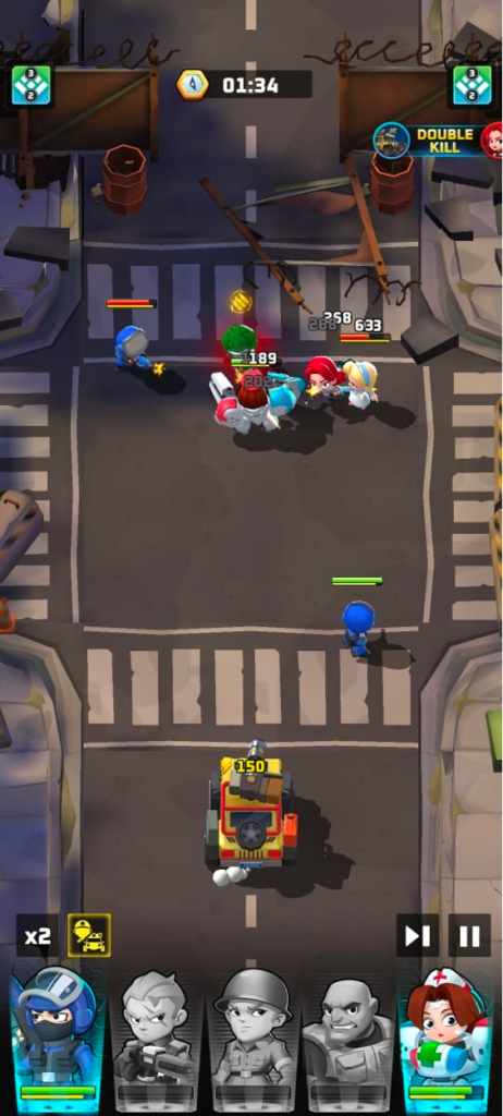 Plague Invader: Survival Wars Direct Attacks to Hero