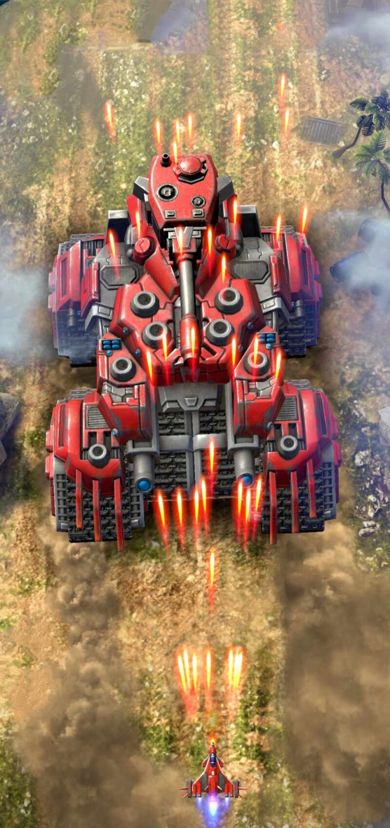 Wing Fighter red tank bossfight