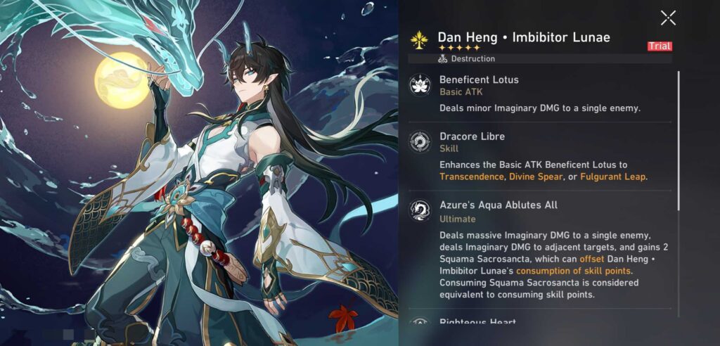 Dan Heng • Imbibitor Lunae Best Build - Honkai: Star Rail 3