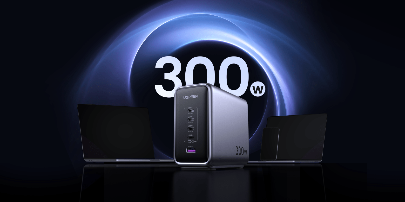 Ugreen's new 300W Nexode GaN 5-port Charger will charge all your devices - fast 7