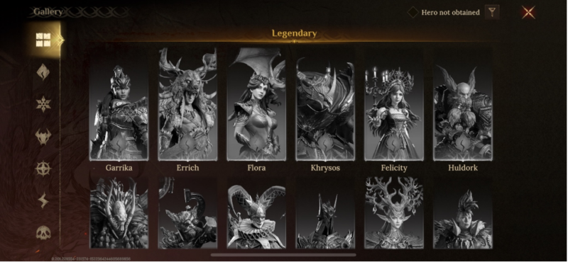 Dragonheir Silent Gods legendary heroes