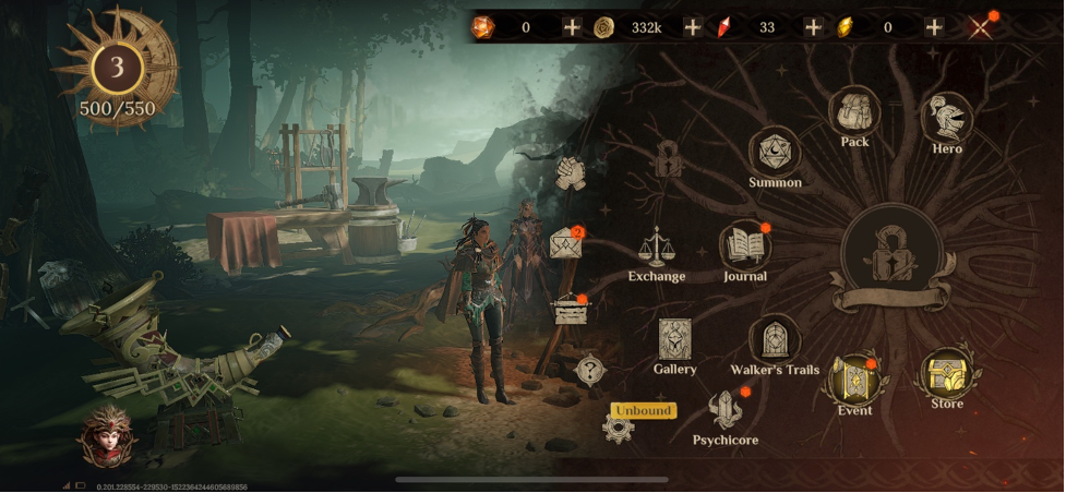main menu dragonheir
