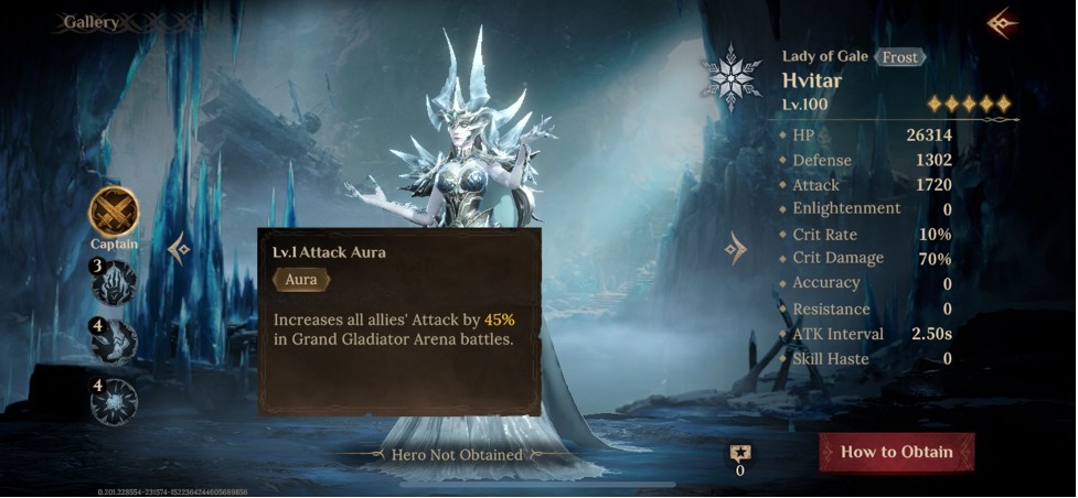 Hvitar stats and attack aura explanation