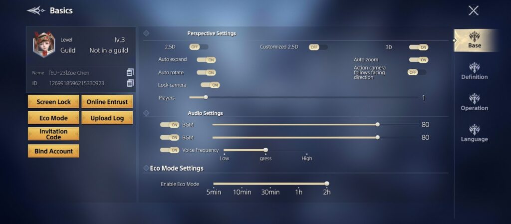 Mastering the Basic Settings
