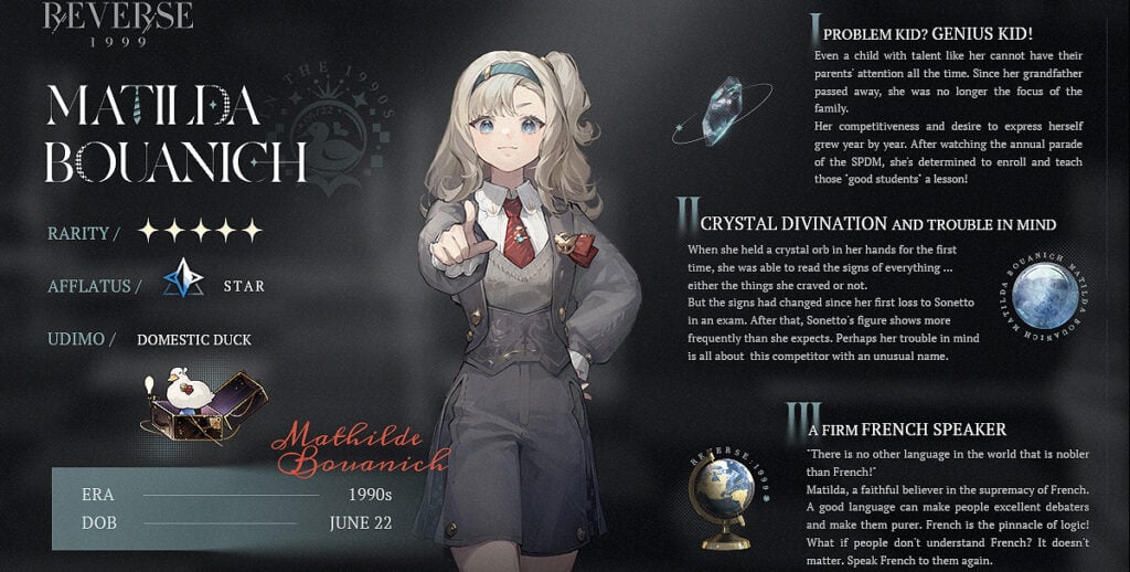 Reverse 1999 Matilda